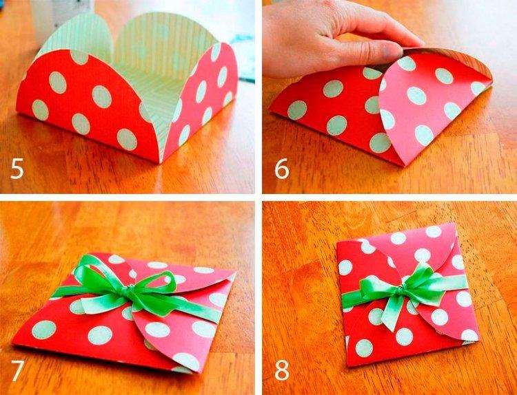 Круговые готовые конверты - Как сделать бумажные конверты