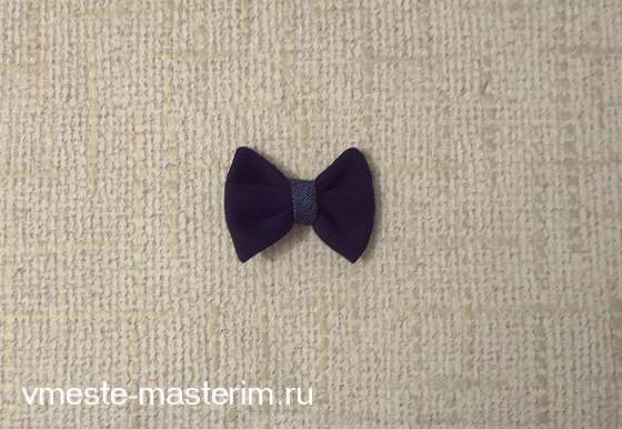банты из ткани diy на голову или на платья мастер-класс