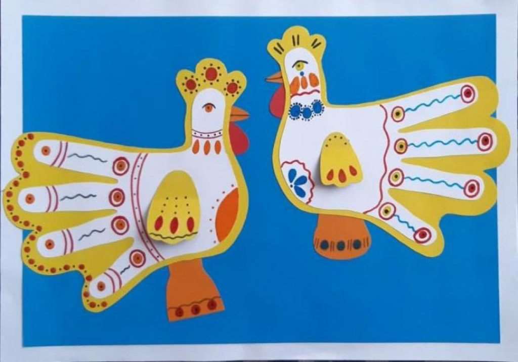 Рисование дымковской игрушки