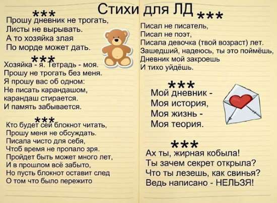 LD идеи для девочек 12-13-14 лет: рисунки, цитаты