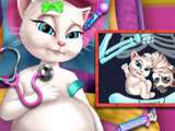 Игра Лечить беременную Анжелу