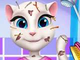 Игра Грязная кошка Анжела