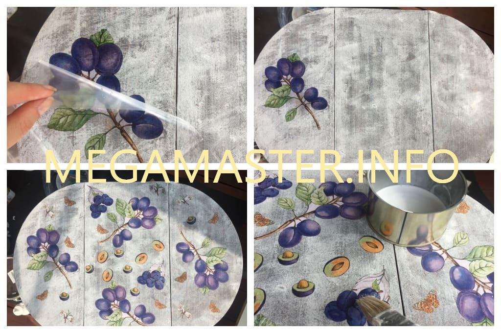 Декупаж деревьев (шаг 5)