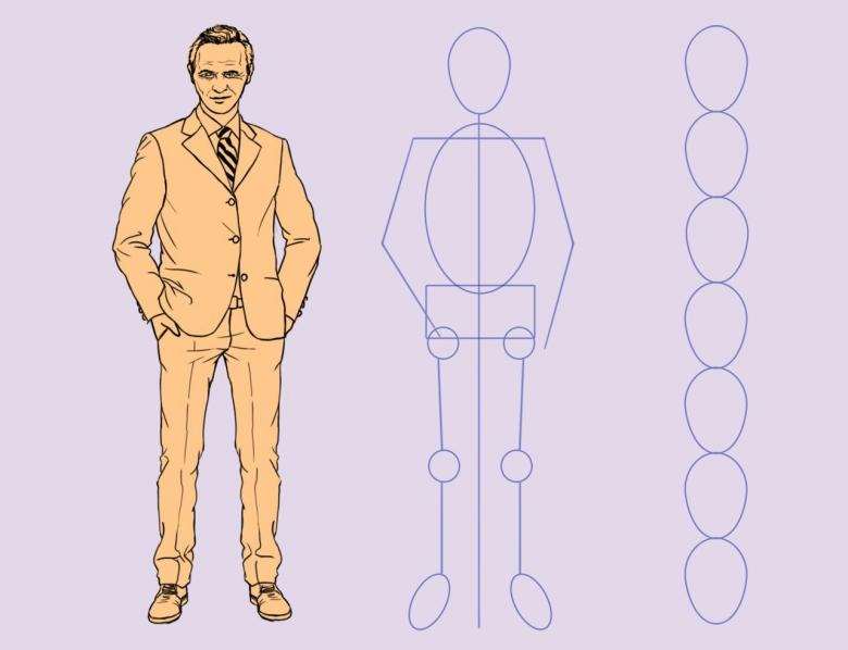 Как рисовать людей карандашом