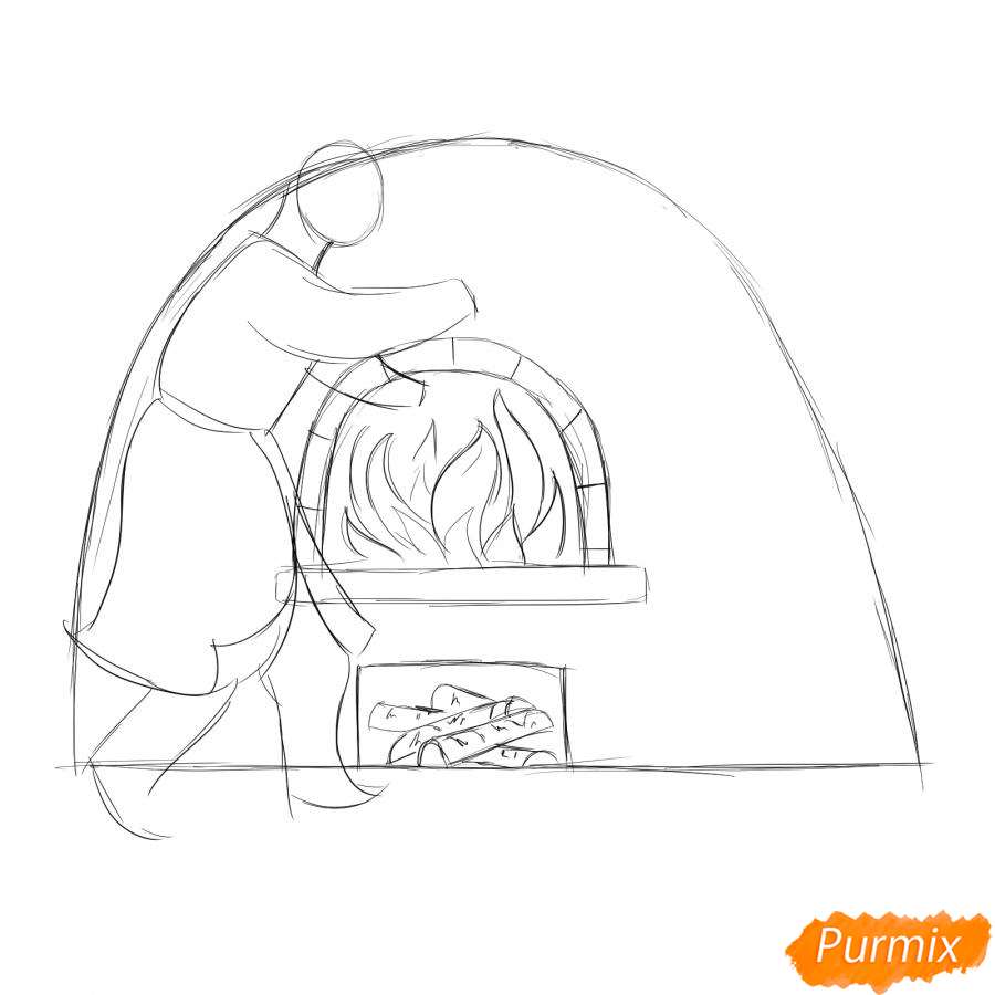 Рисование сюжета из сказки
