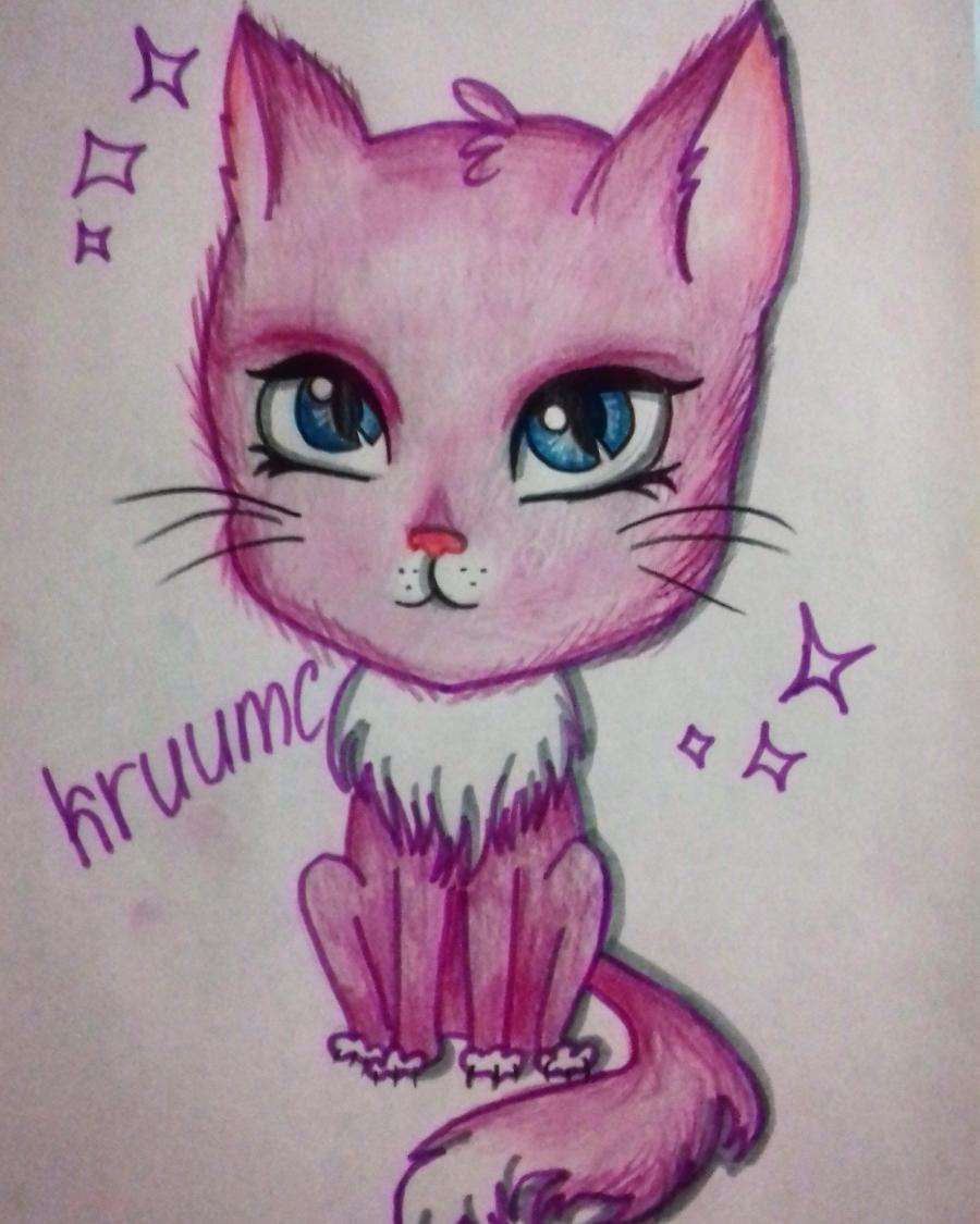 Нарисуйте мультяшного кота для ребенка 7 лет - 9 Шаг 9