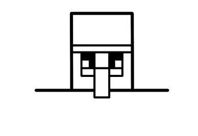 Рисование железного голема шаг за шагом Minecraft