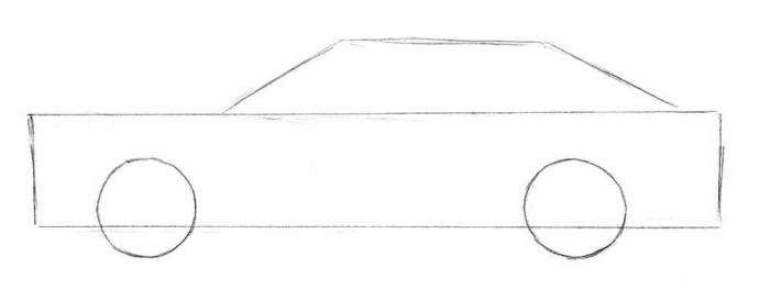 Как нарисовать автомобиль 3