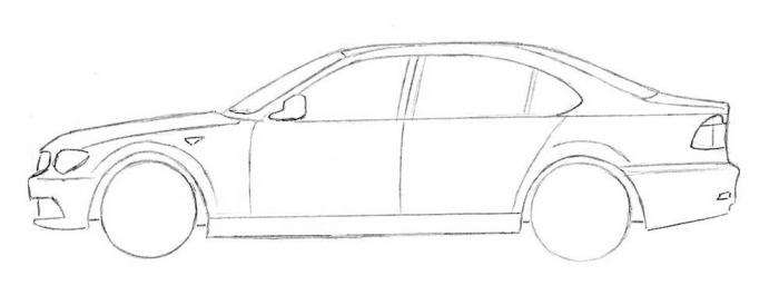 Рисование автомобиля