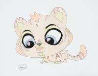 Векторные рисунки тигра карандашом My Littlest Pet Shop