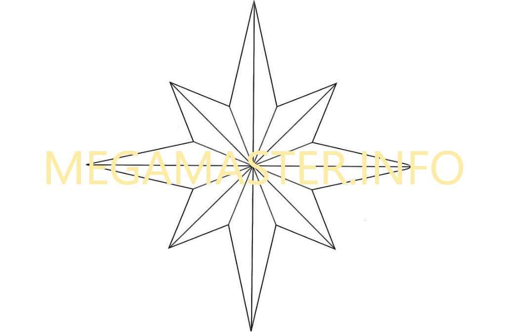 Шаблоны 8-миконечной звезды