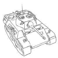 Фотография разведки немецкого танка VK 1602 карандашом