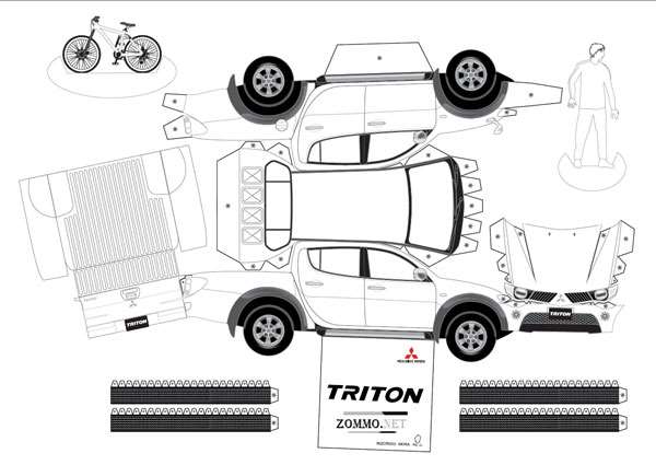 Mitsubishi L200 Triton бумага