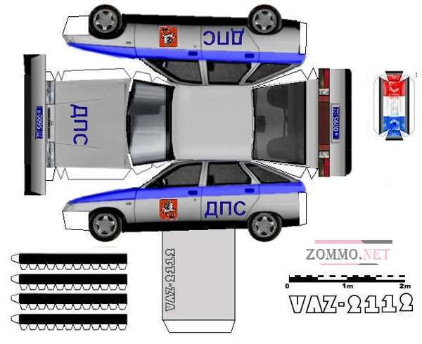 Патрульный автомобиль (ДПС) ВАЗ 2112