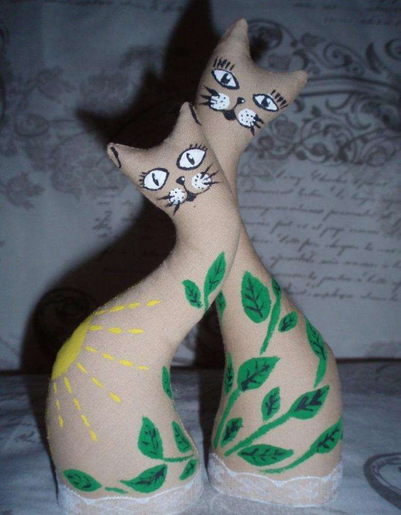 DIY поделки для кошек