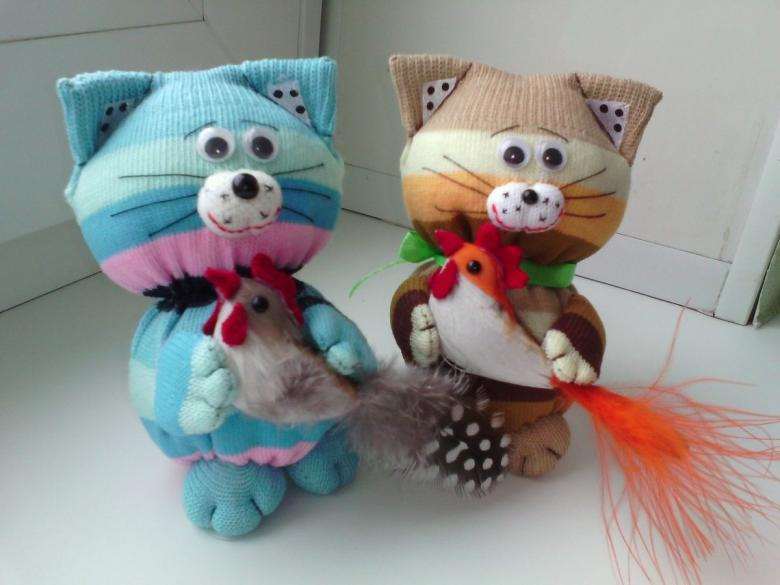 DIY поделки для кошек