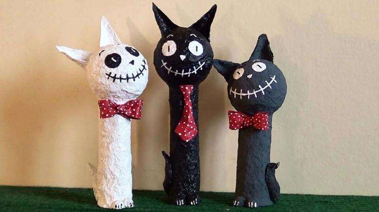 DIY поделки для кошек