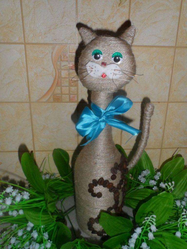 DIY поделки для кошек
