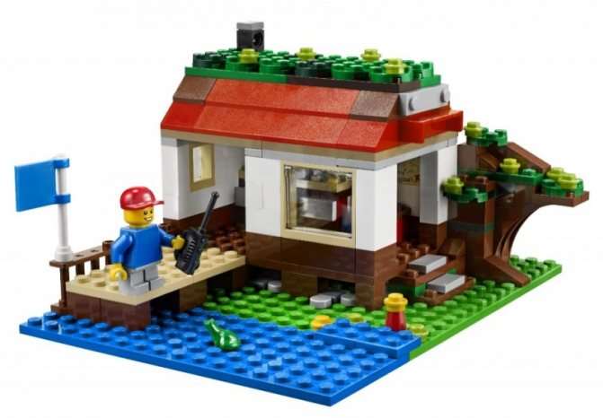 Как построить робота из фотографий Lego