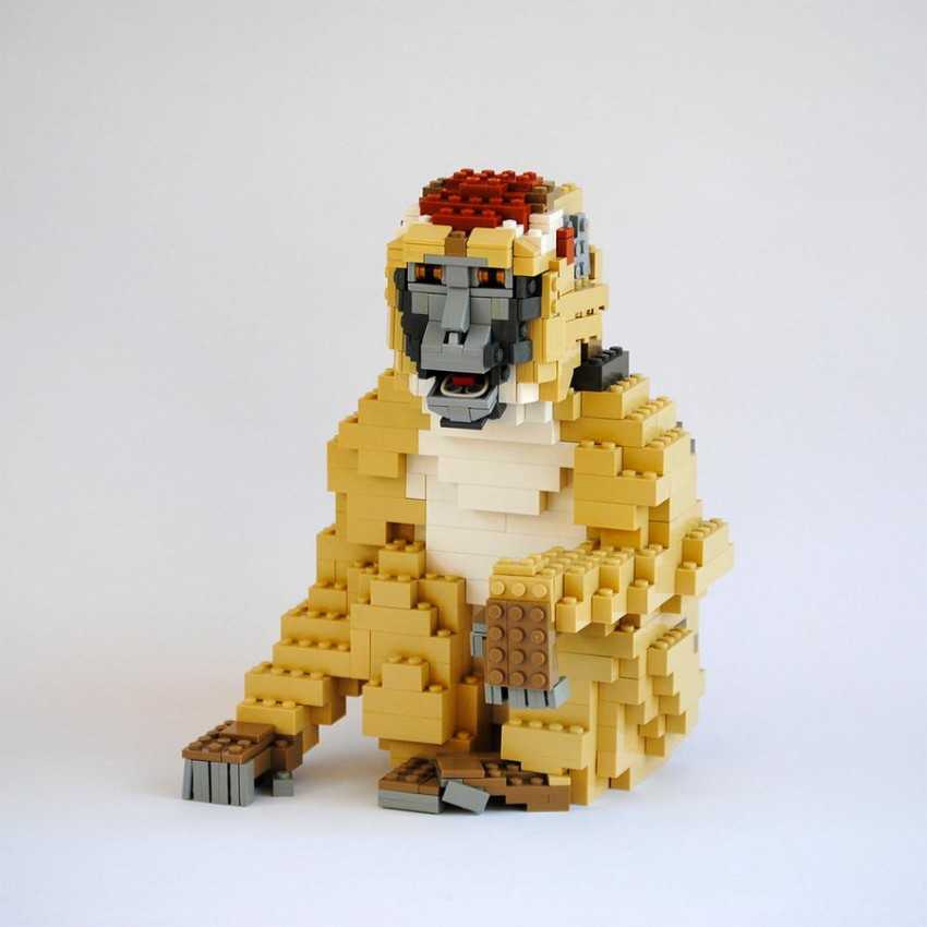 Как построить робота из фотографий Lego