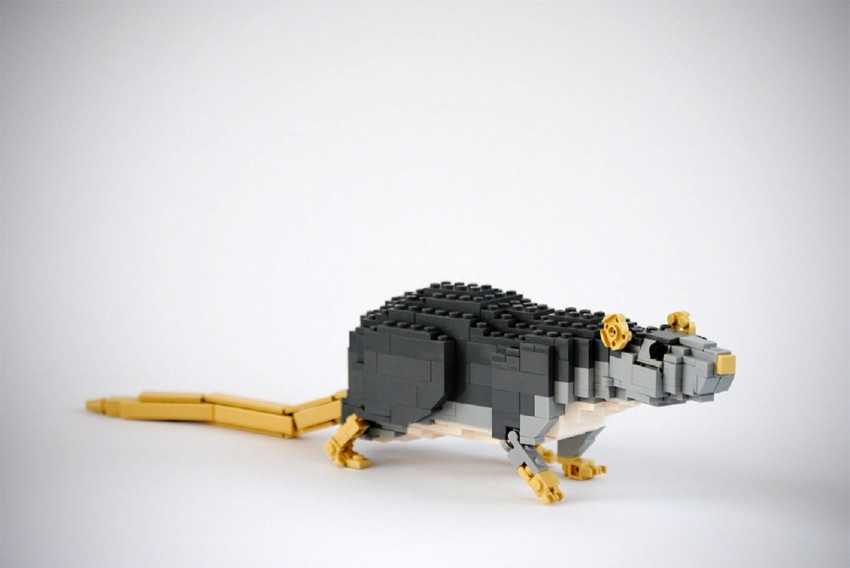 Как построить робота из фотографий Lego