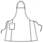 Лучшие выкройки и пошаговые инструкции по пошиву кухонного фартука 5 класса