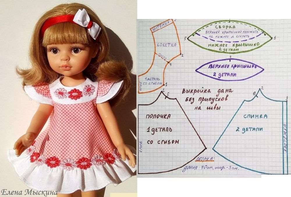 Выбор моделей и выкройки для куклы Paola Reina. Часть № 1 Фото № 14