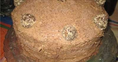 Вкусный простой торт с крахмалом